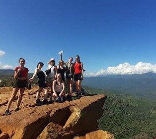 Views from the trek on the Colombia program.