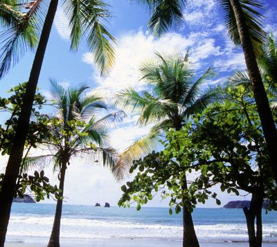 Quepos beach in Costa Rica.