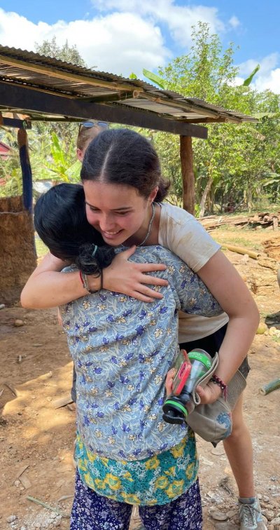 Elephants at rehabiliation centre in Cambodia.