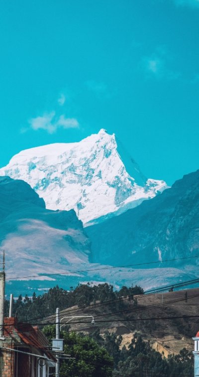 Trekking in Peru on their gap year.