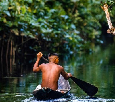Lake Sandoval in Peru